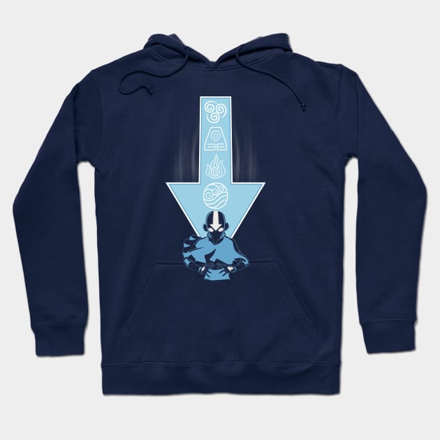 Avatar Aang Arrow Hoodie by scribblejuice